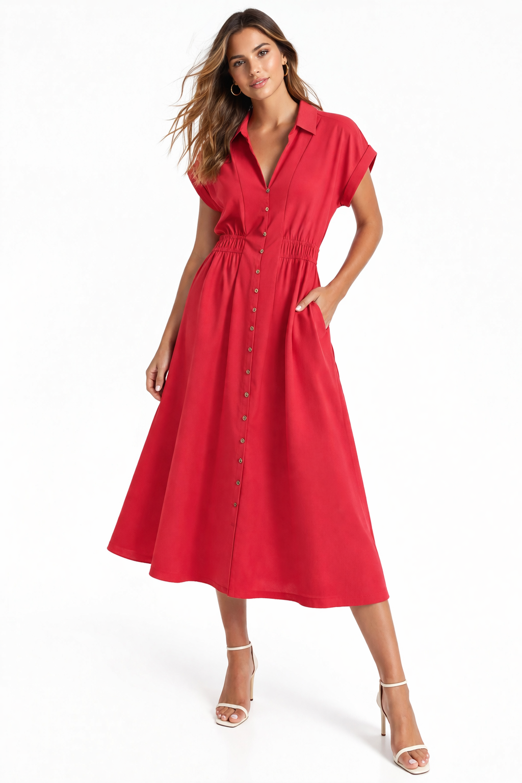 Vestido Lino Camisero