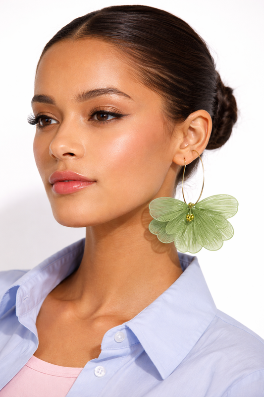 Pendientes de Flor