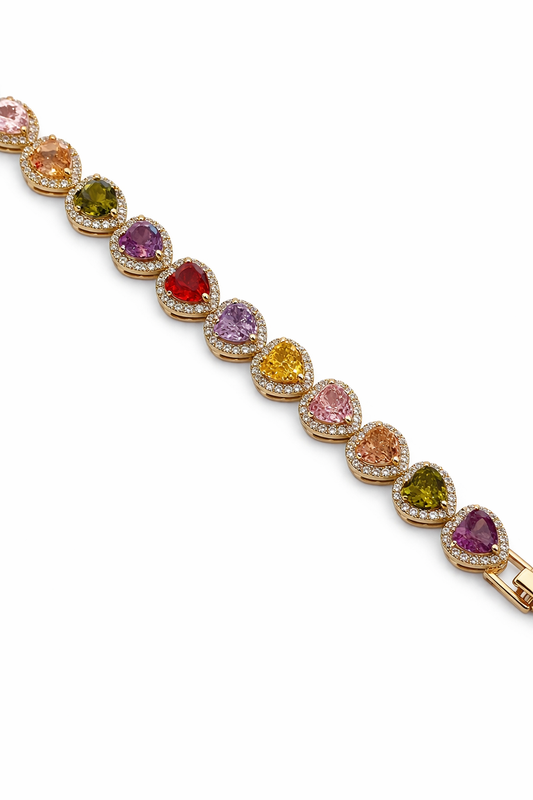 Pulsera Tenis Corazon