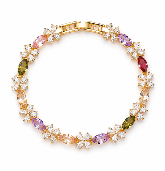Pulsera Tenis Flor