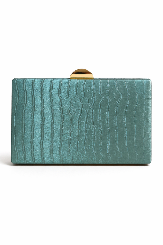 Clutch Verde Textura