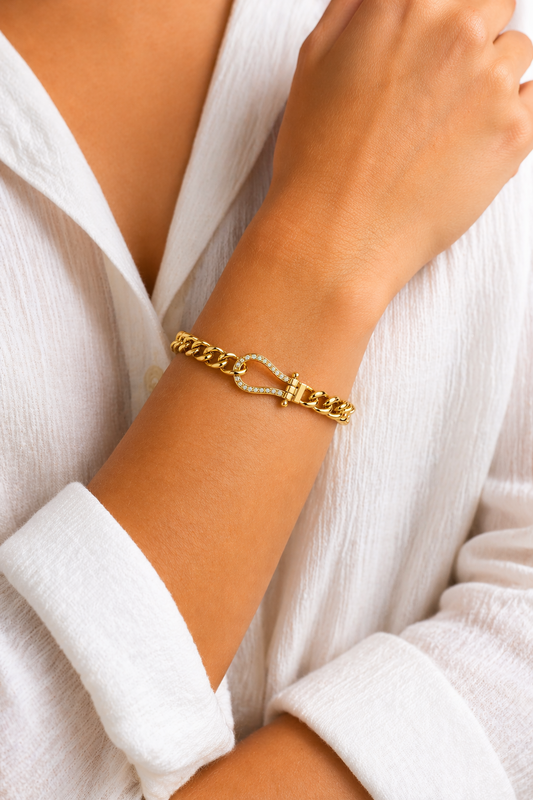 Pulsera Cadena Brillante
