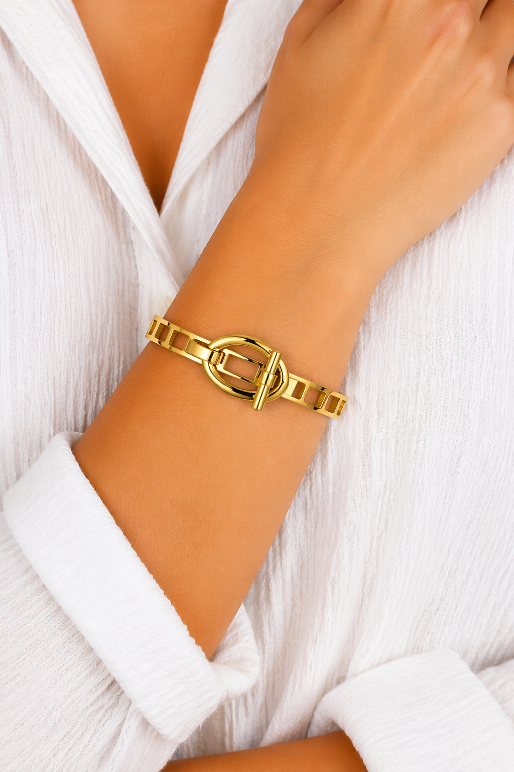 Pulsera Aro y Barra