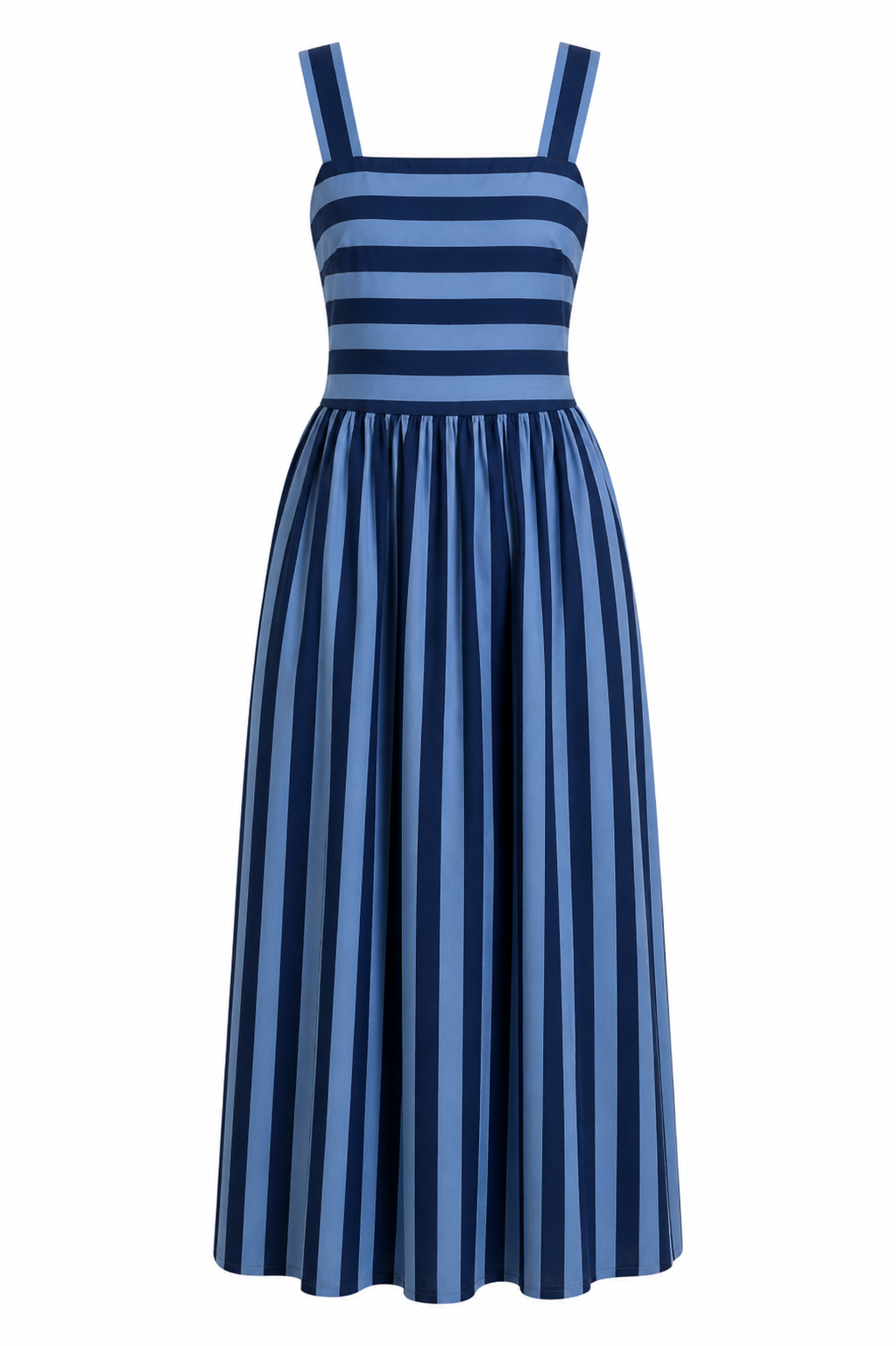 Vestido Midi de Rayas