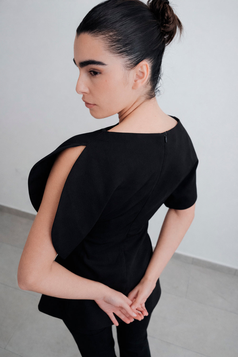 Blusa Manga Abullonada