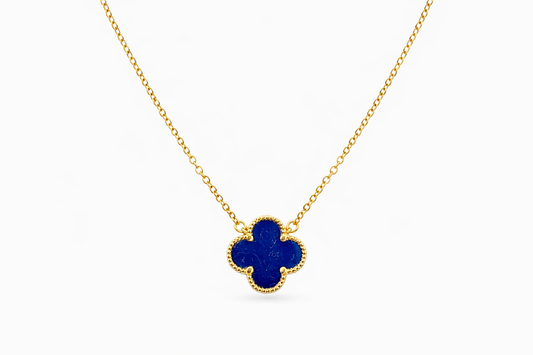 Colgante Trébol Azul