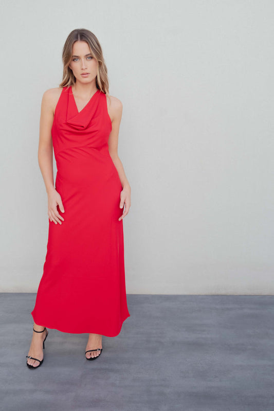 Vestido Aplique Espalda