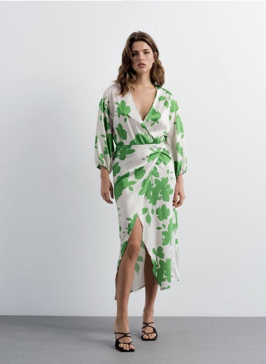 Vestido Midid Cruzado