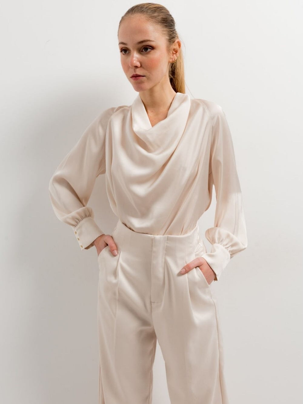 Blusa Satinada Lazada