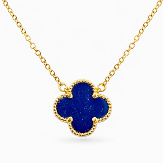 Colgante Trébol Azul