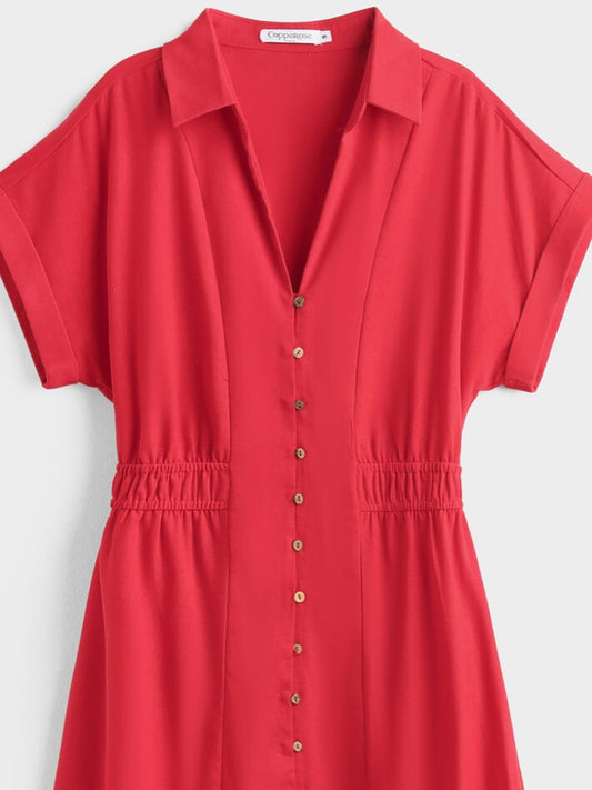 Vestido Lino Camisero