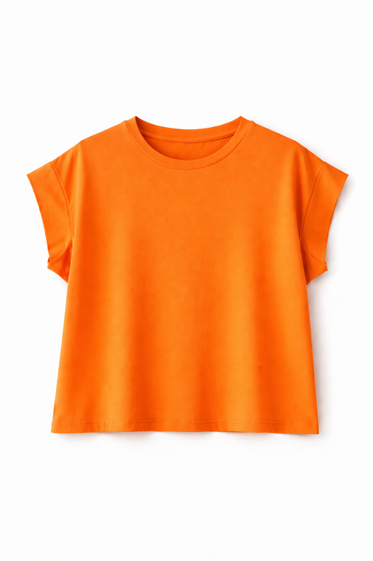 Camiseta Basica Naranja