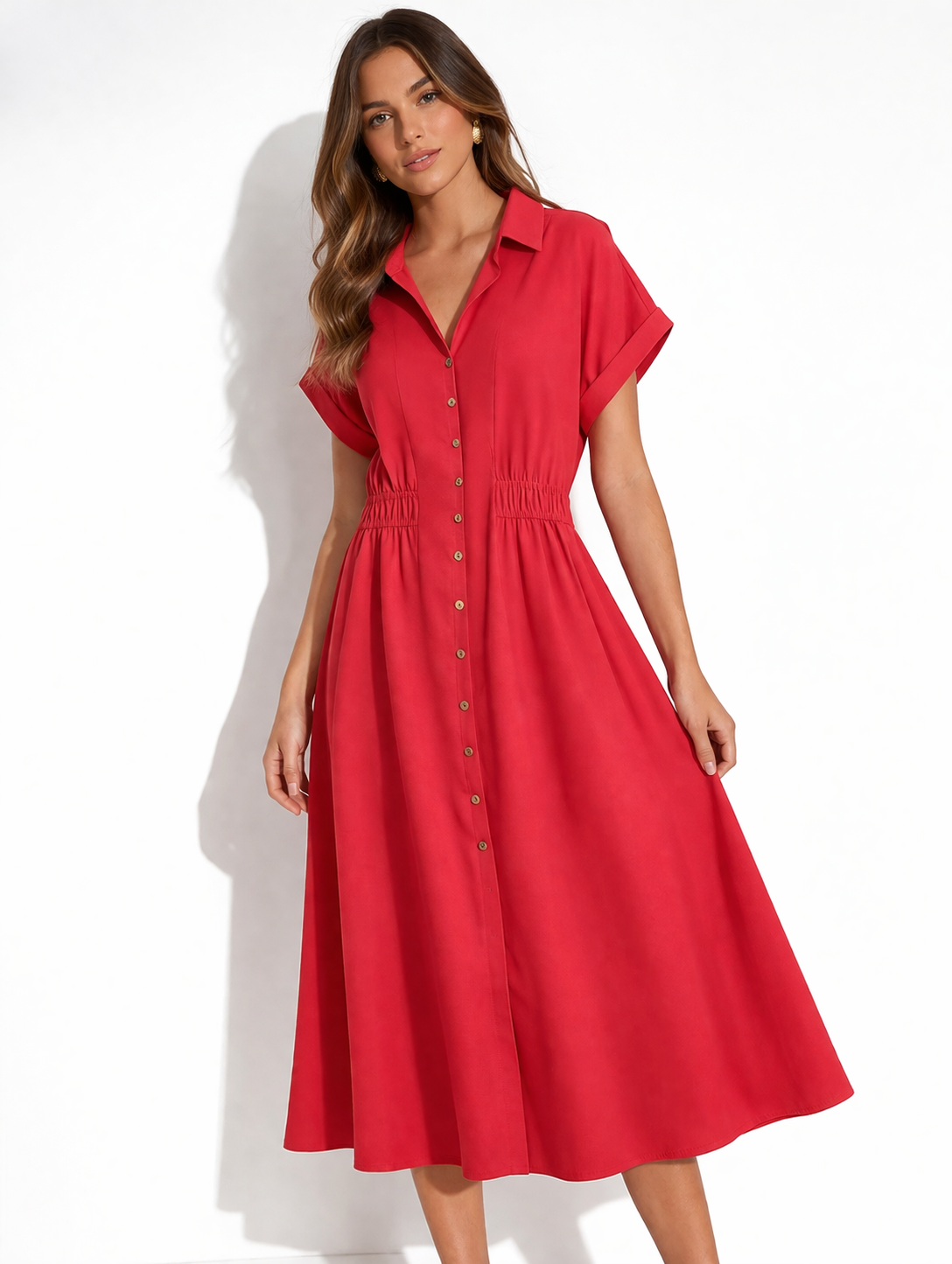 Vestido Lino Camisero