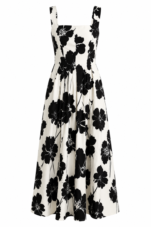 Vestido Midi Estampado
