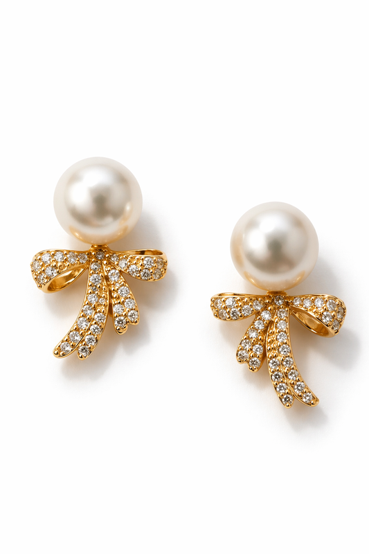 Pendientes de Perla de Agua Dulce