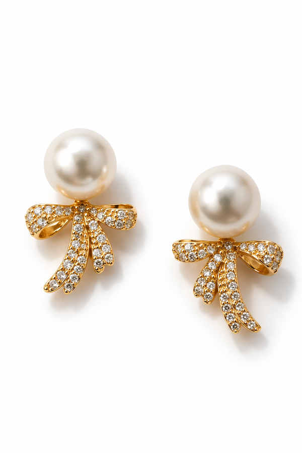 Pendientes de Perla de Agua Dulce
