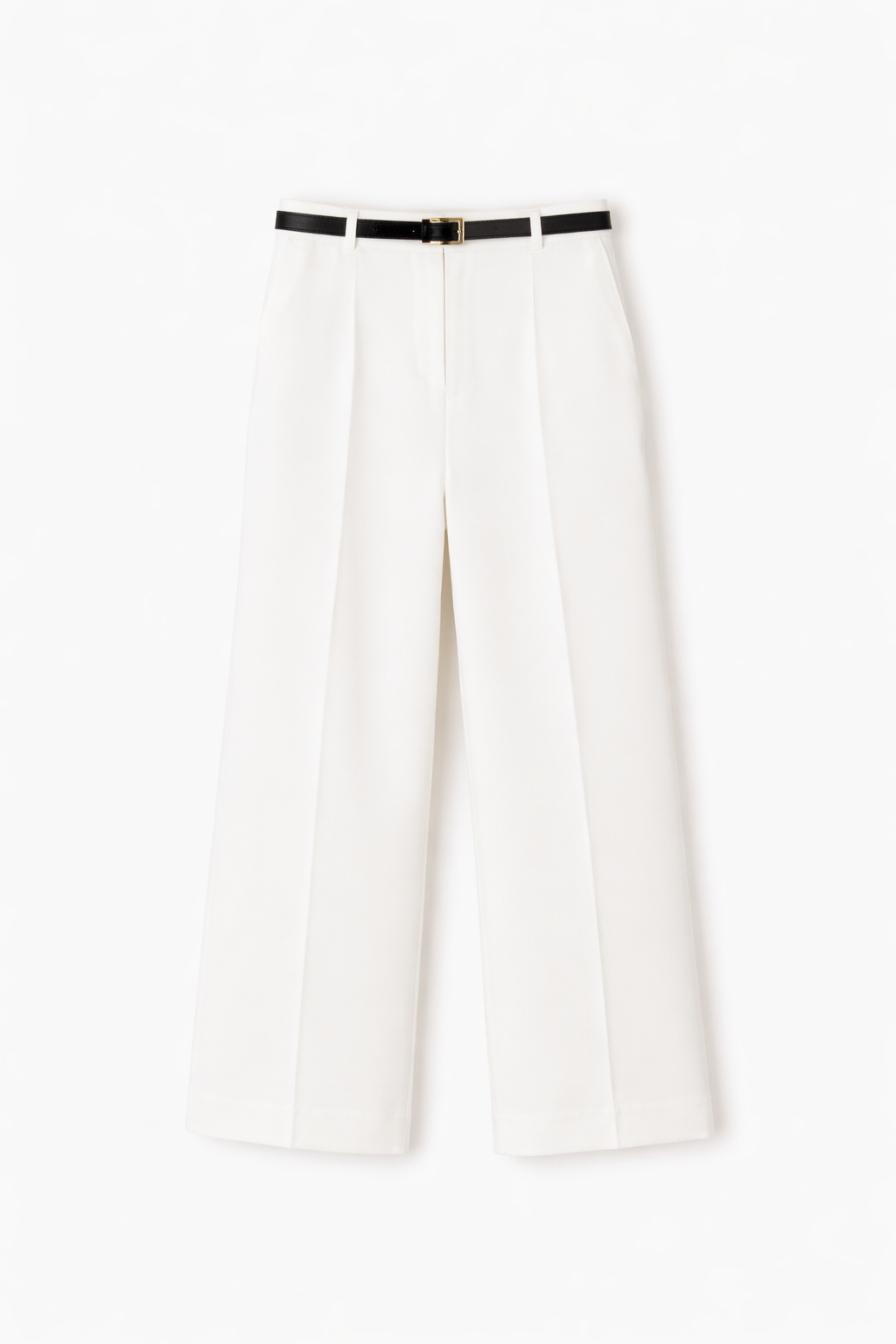 Pantalón Culotte Denim Cinturón
