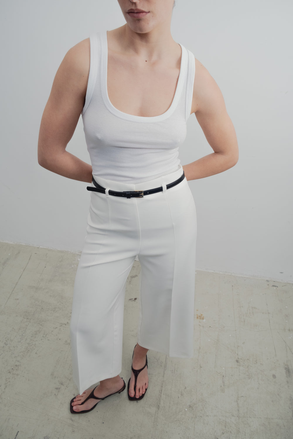 Pantalón Culotte Cinturón