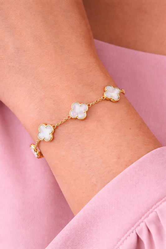 Pulsera de Nácar Trebol
