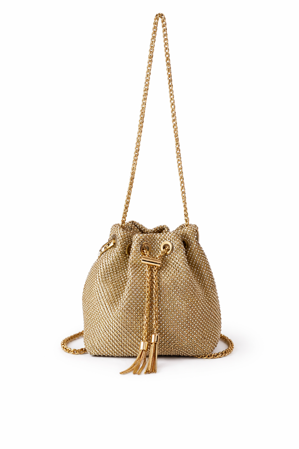 Bolso Saco Dorado