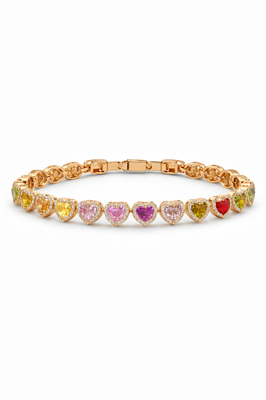 Pulsera Tenis Corazon