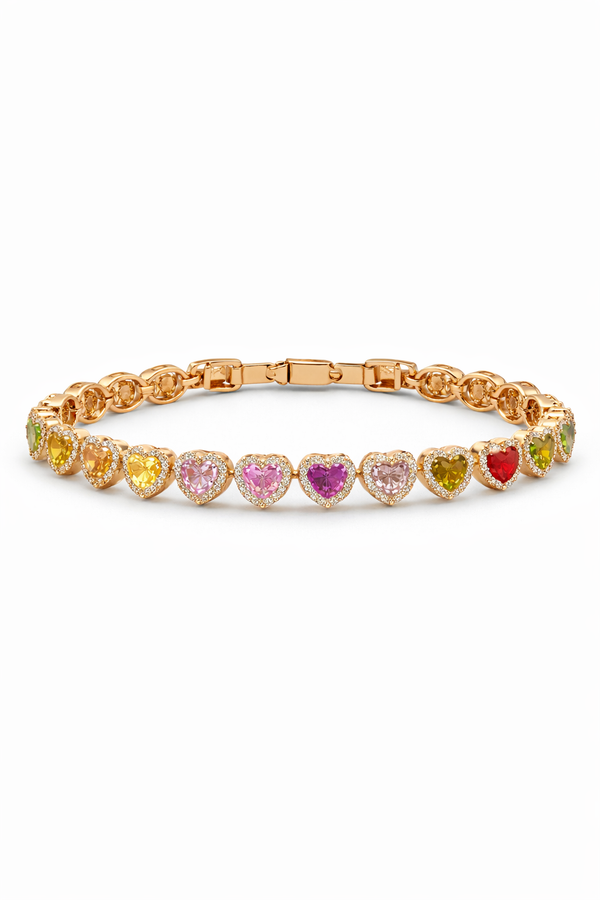 Pulsera Tenis Corazon