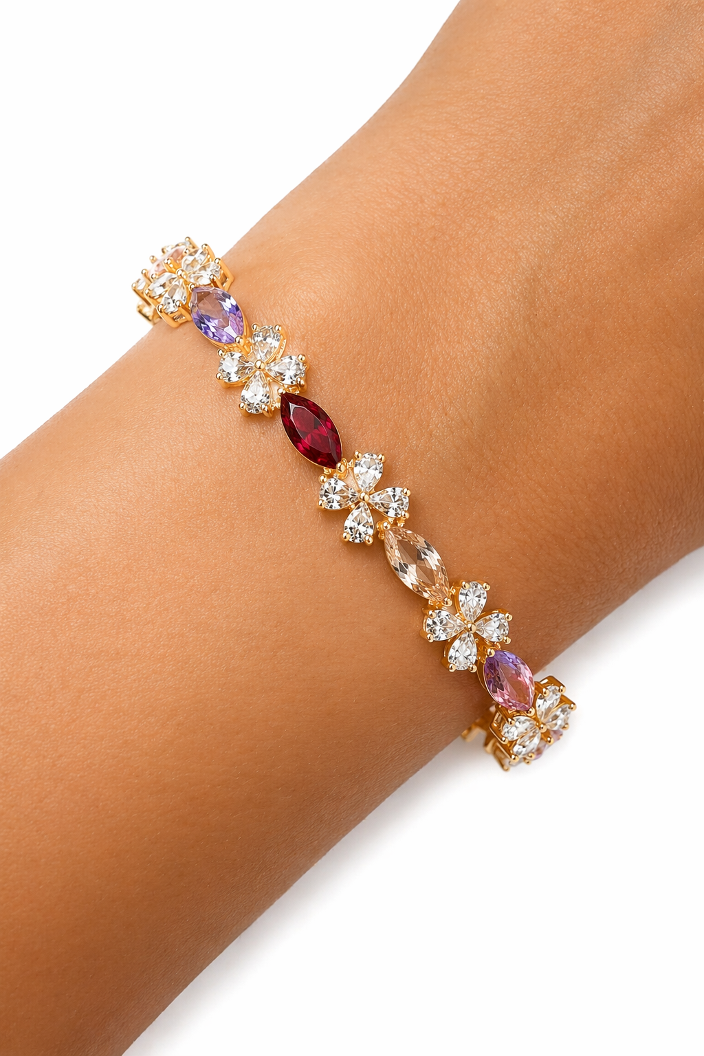 Pulsera Tenis Flor