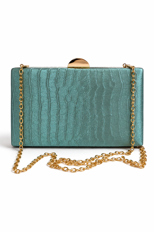 Clutch Verde Textura