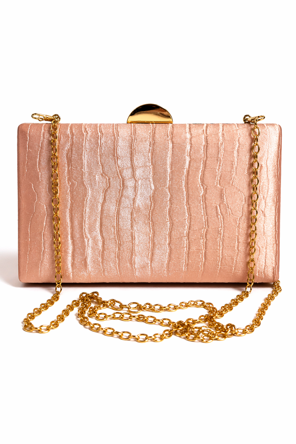 Clutch Rosa Textura