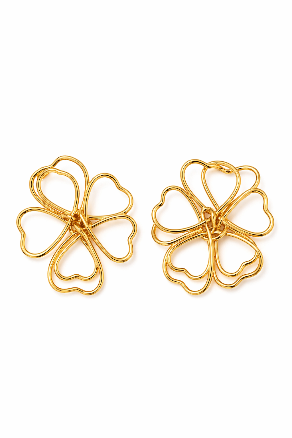 Pendientes Corazones Entrelazados