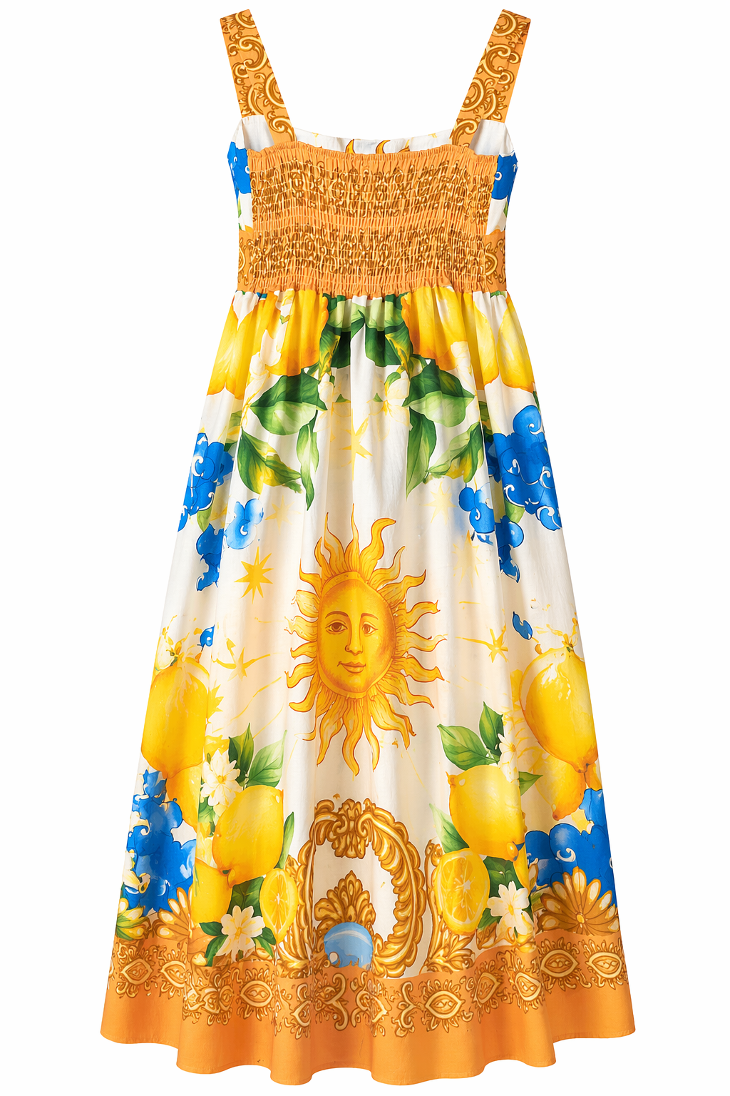 Vestido Estampado Sol