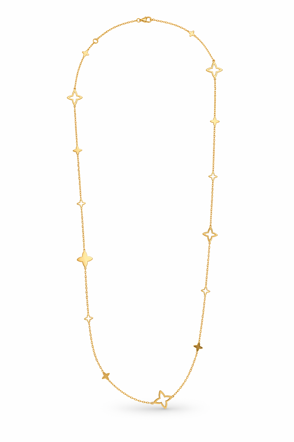 Collar Largo Estrellas