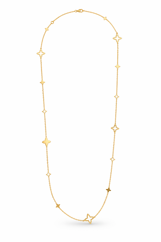 Collar Largo Estrellas
