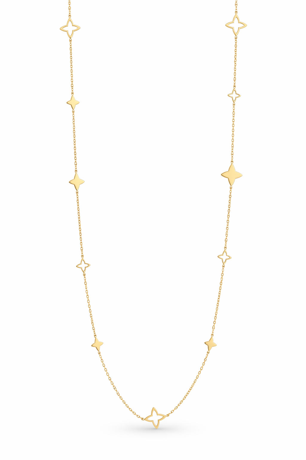Collar Largo Estrellas