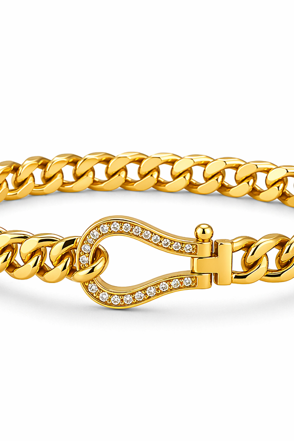 Pulsera Cadena Brillante