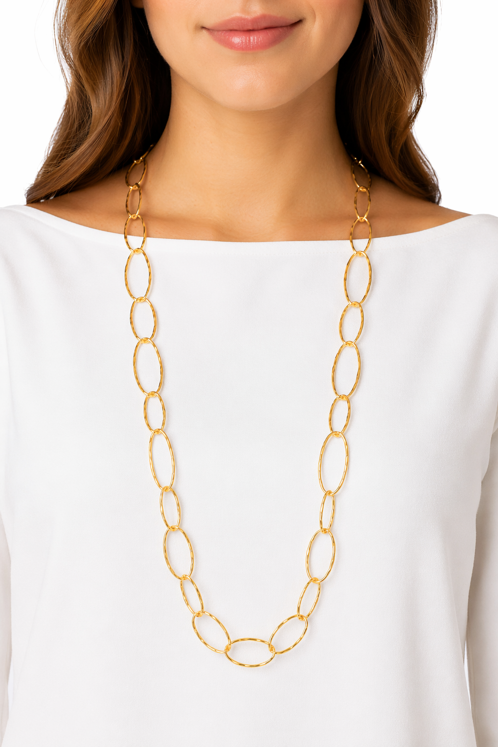 Collar Eslabones Ovalados