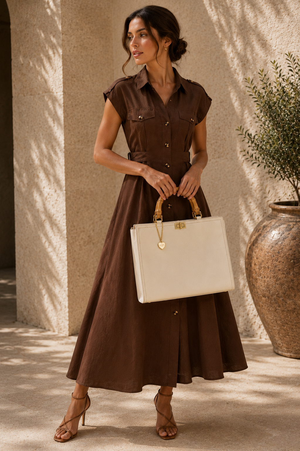Bolso Grande Asa Madera