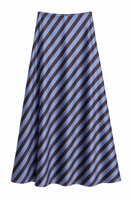 Falda Midi Satinada