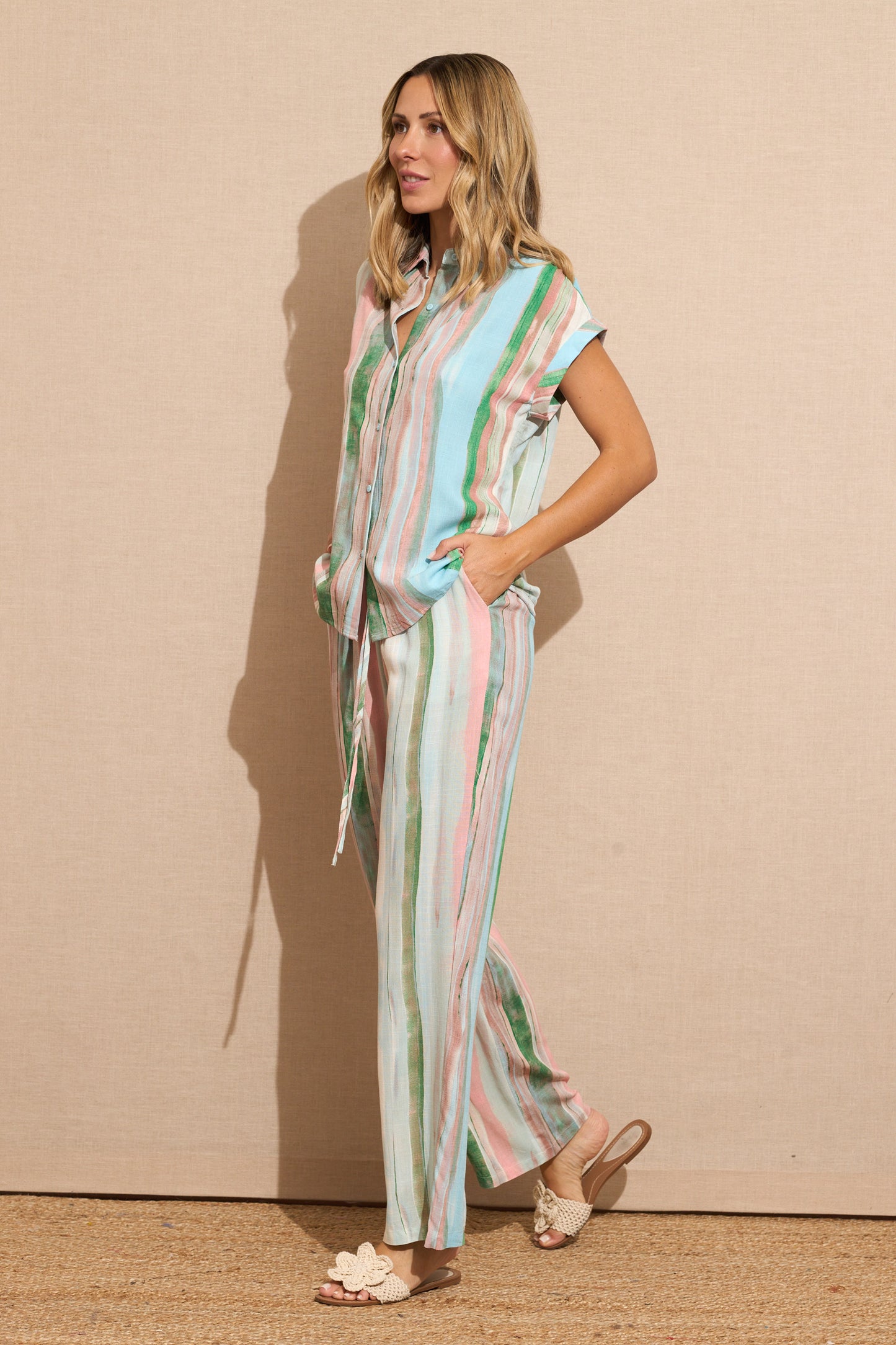 Pantalon Rayon con Goma