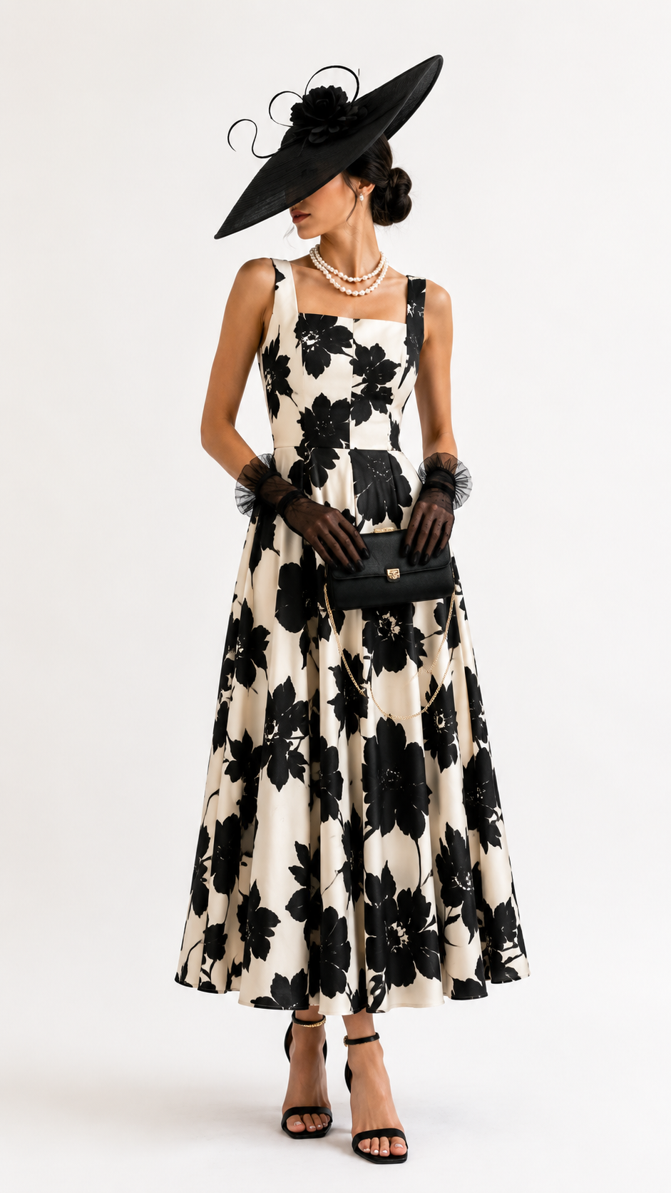 Vestido Midi Estampado