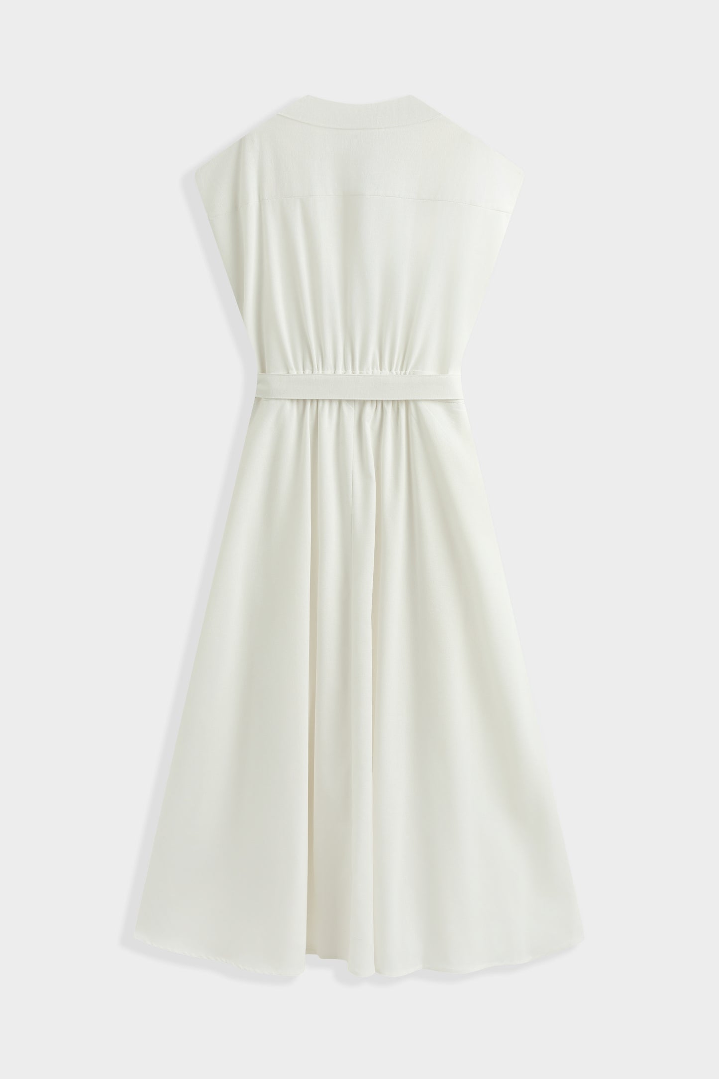 Vestido Midi de Viscosa Lino Talla Grande