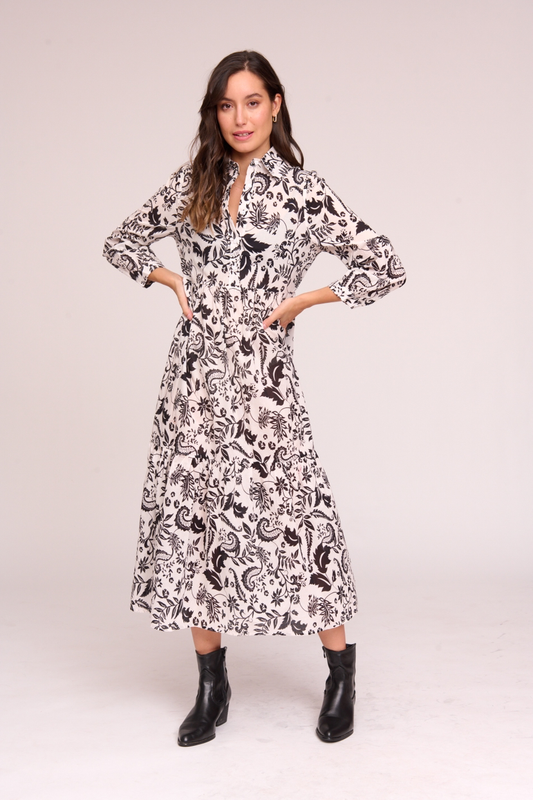 Vestido Camisero Estampado Floral