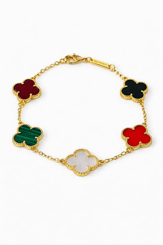 Pulsera Trébol Multicolor