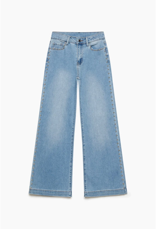 Jeans Lycra con Tachuelas