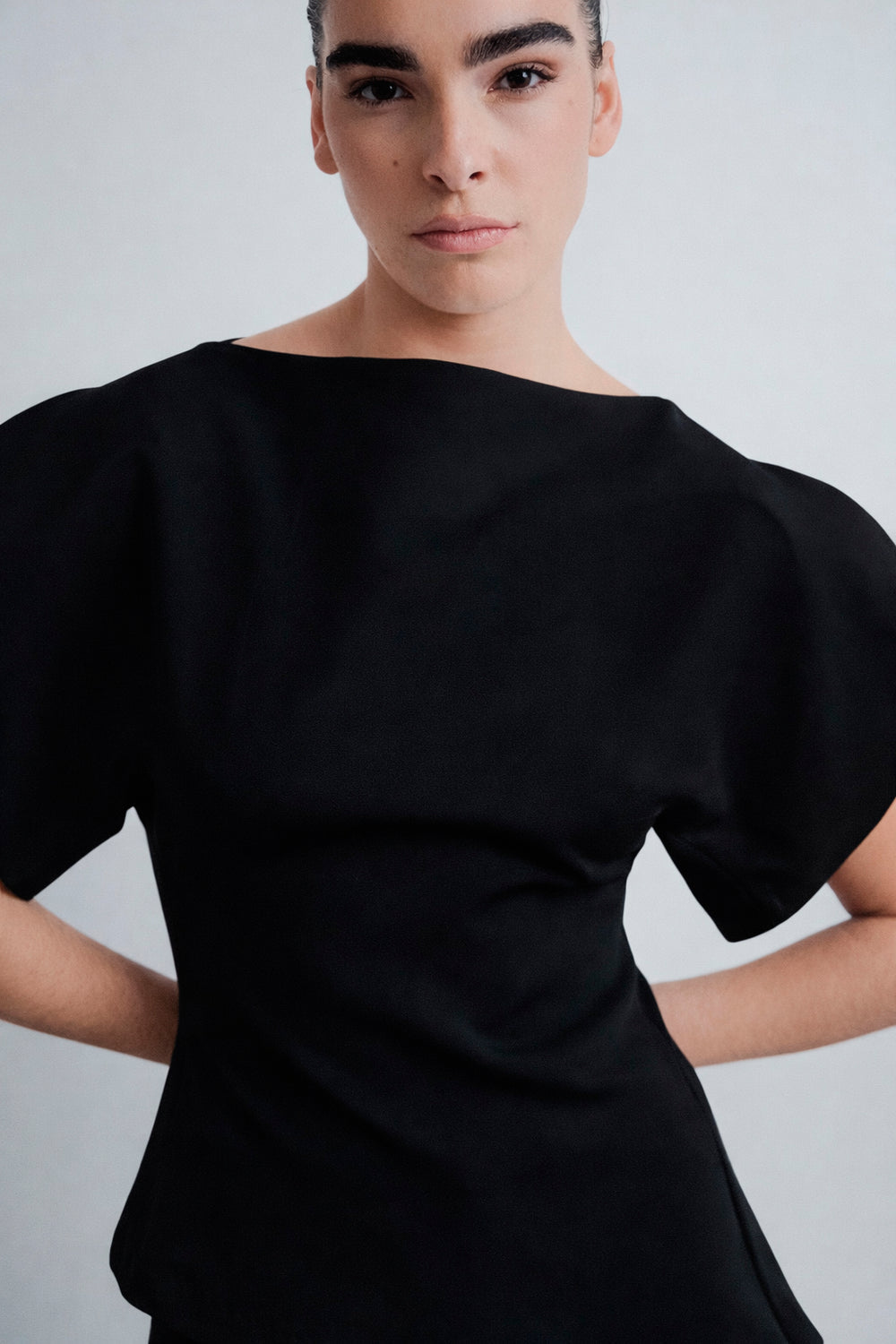 Blusa Manga Abullonada