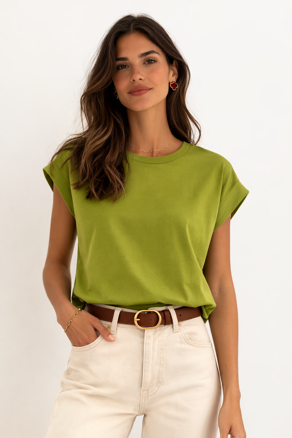 Camiseta Viscosa Pistachio