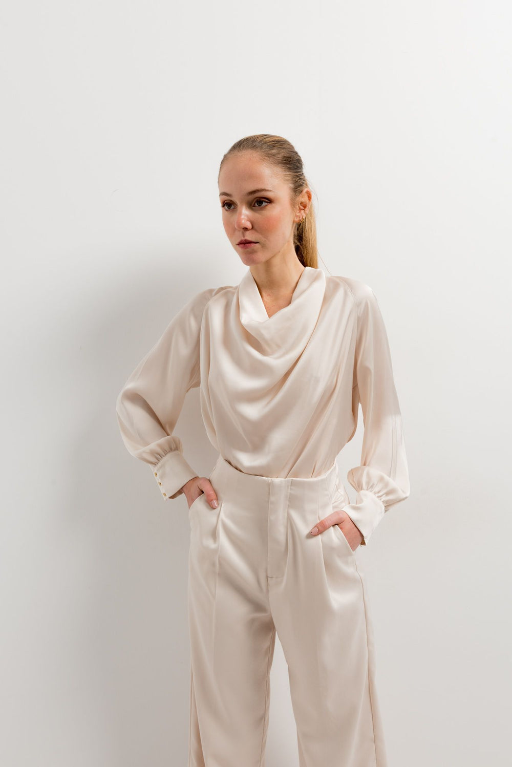 Blusa Satinada Lazada