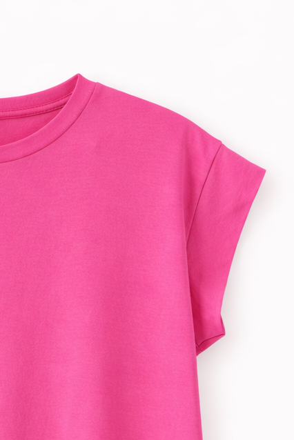 Camiseta Viscosa Fucsia