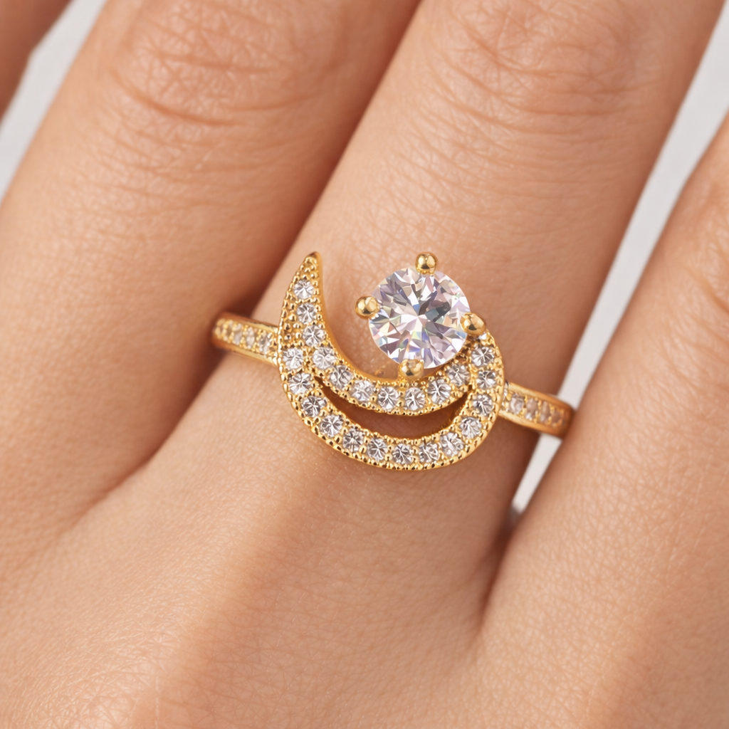 Anillo Celestial con Circonitas