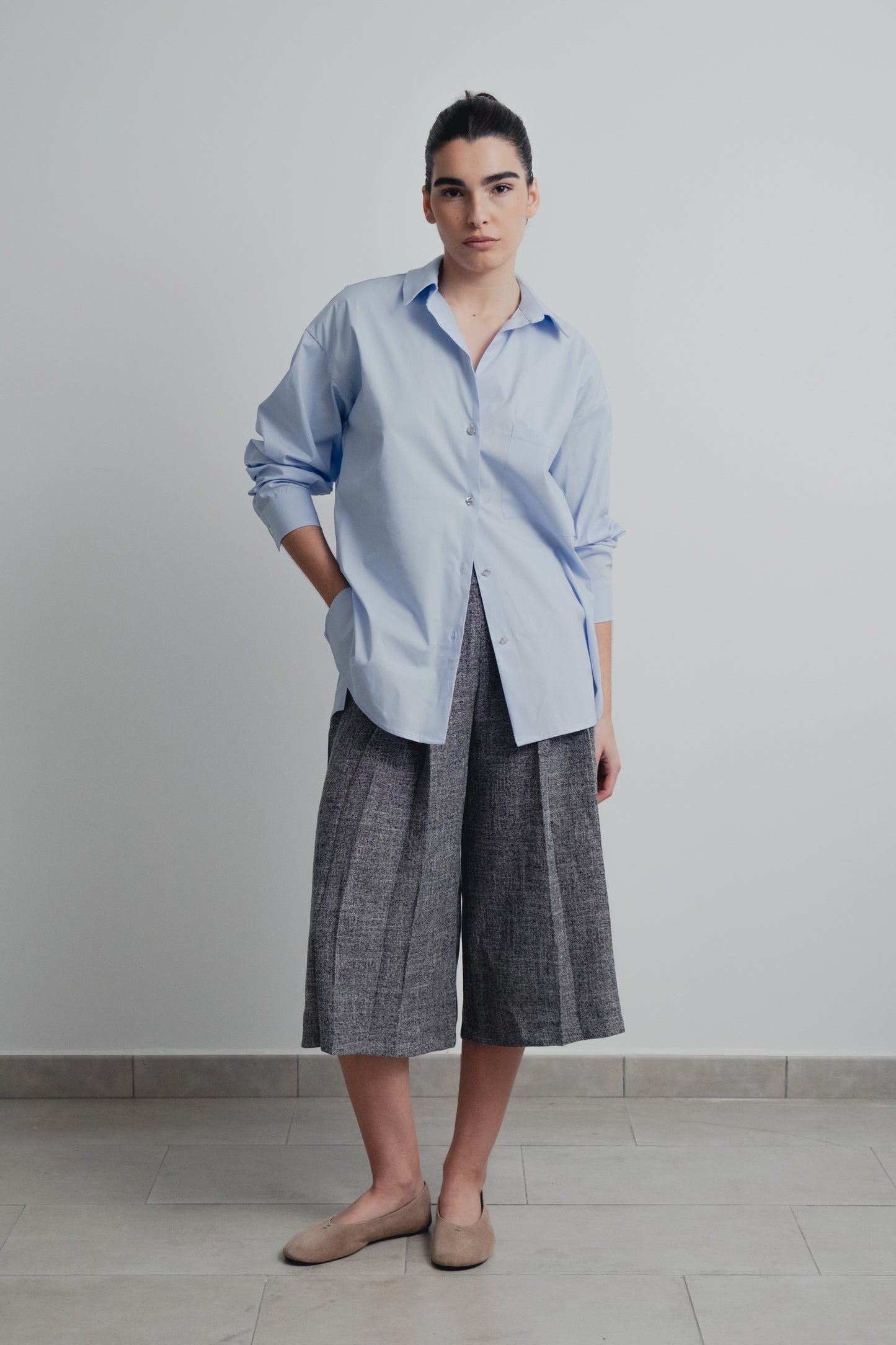 Camisa Oversize Popelín